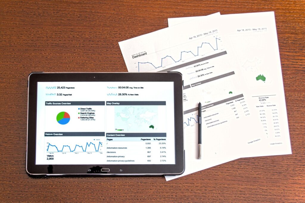 google analytics on smart mobile tablet